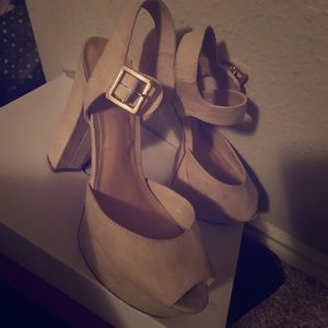 chunky block platform heels